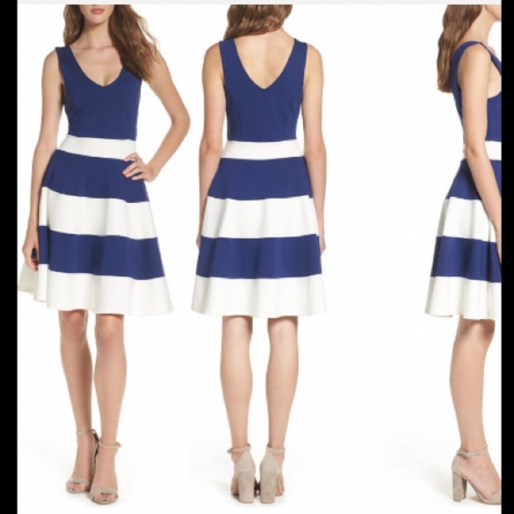 Felicity & Coco Joice Sleeveless Fit & Flare Dress - S 💙
